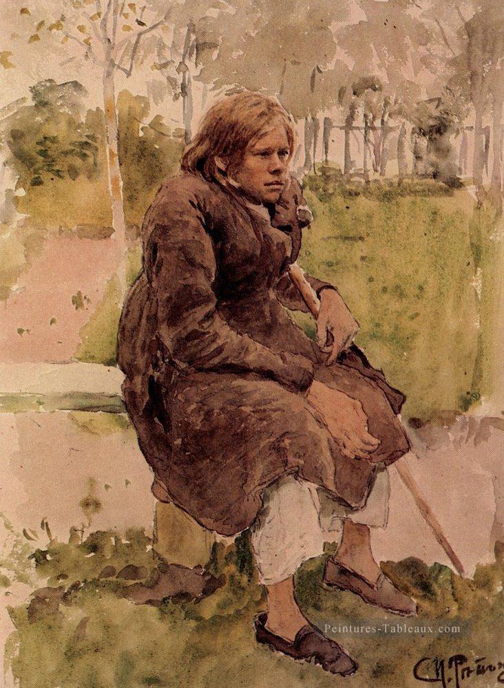 étude bossue 1880 Ilya Repin Peintures à l'huile